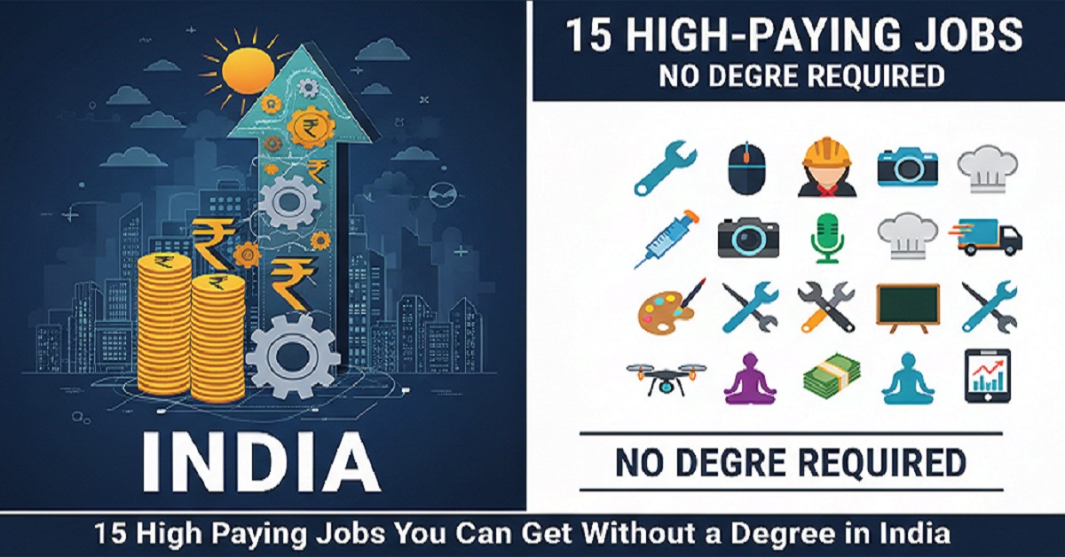 high paying jobs without degree